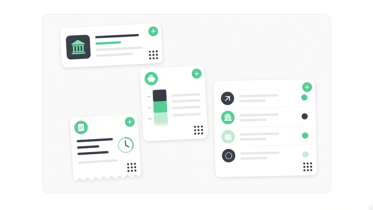 A dashboard made of widgets you can rearrange